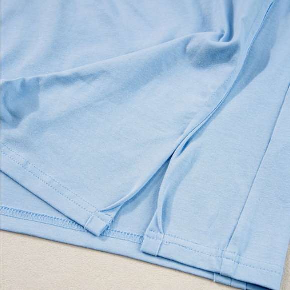 Oversized tinsel American flag tee S M L XL 2XL - Picture 7 of 7